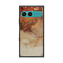 プレミアムスクエアケース with SnapMag［ Marble Brown ］