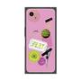 プレミアムスクエアケース with SnapMag［ Playful sticker - Dusty Pink ］
