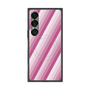 プレミアムスクエアケース with SnapMag［ Middle Stripe - Pink ］