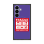 プレミアムスクエアケース with SnapMag［ FRAGILE Sticker - Purple ］