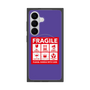 プレミアムスクエアケース with SnapMag［ FRAGILE Sticker - Purple ］