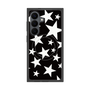 プレミアムスクエアケース with SnapMag［ Stars - Black ］