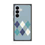 プレミアムスクエアケース with SnapMag［ Nordic Argyle - Blue ］