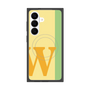 プレミアムスクエアケース with SnapMag［ オリジナル - initial color line - W yellow ］