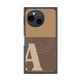 プレミアムスクエアケース with SnapMag［ オリジナル - initial two tone - A brown ］