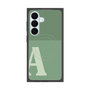 プレミアムスクエアケース with SnapMag［ オリジナル - initial two tone - A green ］