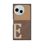 プレミアムスクエアケース with SnapMag［ オリジナル - initial two tone - E brown ］