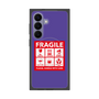プレミアムスクエアケース with SnapMag［ FRAGILE Sticker - Purple ］