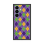 プレミアムスクエアケース with SnapMag［ Argyle - Purple ］