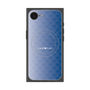 プレミアムスクエアケース with SnapMag［ CASEPLAY Check - Blue ］