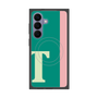 プレミアムスクエアケース with SnapMag［ オリジナル - initial color line - T green ］