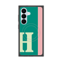 プレミアムスクエアケース with SnapMag［ オリジナル - initial color line - H green ］