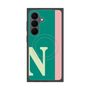 プレミアムスクエアケース with SnapMag［ オリジナル - initial color line - N green ］