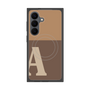 プレミアムスクエアケース with SnapMag［ オリジナル - initial two tone - A brown ］