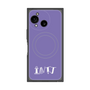 プレミアムスクエアケース with SnapMag［ オリジナル - INTJ 建築家 - アルファベット - パープル ］