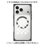 プレミアムパネル with MagSafe［ Racing checkered flag White - レーシングチェッカーフラッグ ホワイト ］