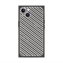 プレミアムパネル with MagSafe［ Small Stripe - Gray × Black ］