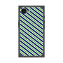 プレミアムパネル with MagSafe［ Small Stripe - Navy × Green ］