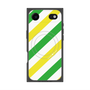 プレミアムパネル with MagSafe［ Big Stripe - Green × Yellow ］