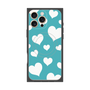 プレミアムパネル with MagSafe［ Dot Hearts - Blue ］