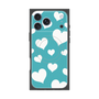 プレミアムパネル with MagSafe［ Dot Hearts - Blue ］