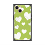 プレミアムパネル with MagSafe［ Dot Hearts - Green ］