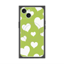 プレミアムパネル with MagSafe［ Dot Hearts - Green ］