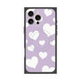 プレミアムパネル with MagSafe［ Dot Hearts - Purple ］