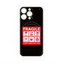 プレミアムパネル with MagSafe［ FRAGILE Sticker - Black ］