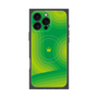 プレミアムパネル with MagSafe［ CASEPLAY Winding Pattern - Green ］
