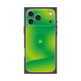 プレミアムパネル with MagSafe［ CASEPLAY Winding Pattern - Green ］