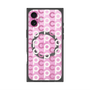 プレミアムパネル with MagSafe［ オリジナル - CASEPLAYイニシャル総柄 - ピンク ］