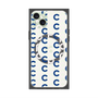 プレミアムパネル with MagSafe［ オリジナル - CASEPLAYイニシャル総柄 - ネイビー ］