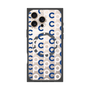 プレミアムパネル with MagSafe［ オリジナル - CASEPLAYイニシャル総柄 - ネイビー ］