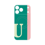 プレミアムパネル with MagSafe［ オリジナル - initial color line - U green ］