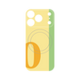 プレミアムパネル with MagSafe［ オリジナル - initial color line - O yellow ］