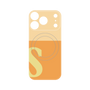 プレミアムパネル with MagSafe［ オリジナル - initial two tone - S orange ］