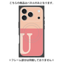 プレミアムパネル with MagSafe［ オリジナル - initial two tone - U pink ］