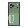 プレミアムパネル with MagSafe［ オリジナル - initial two tone - U green ］