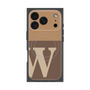 プレミアムパネル with MagSafe［ オリジナル - initial two tone - W brown ］