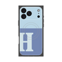 プレミアムパネル with MagSafe［ オリジナル - initial two tone - H blue ］
