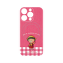 プレミアムパネル with MagSafe［ ちびまる子ちゃん - ピンクチェック ］