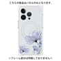 プレミアムパネル with MagSafe［ Natural Flower - blue ］