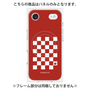 プレミアムパネル with MagSafe［ Racing checkered flag Red - レーシングチェッカーフラッグ レッド ］