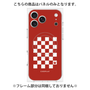 プレミアムパネル with MagSafe［ Racing checkered flag Red - レーシングチェッカーフラッグ レッド ］