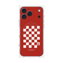 プレミアムパネル with MagSafe［ Racing checkered flag Red - レーシングチェッカーフラッグ レッド ］