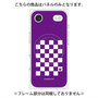 プレミアムパネル with MagSafe［ Racing checkered flag Purple - レーシングチェッカーフラッグ パープル ］