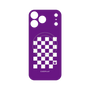 プレミアムパネル with MagSafe［ Racing checkered flag Purple - レーシングチェッカーフラッグ パープル ］