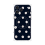 プレミアムパネル with MagSafe［ 水彩ドット・レトロカラー - Navy ］
