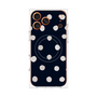 プレミアムパネル with MagSafe［ 水彩ドット・レトロカラー - Navy ］